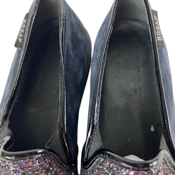 Hogan Rebel R141 Suede Slip On Sneakers Size 39 EU - Picture 7 of 10